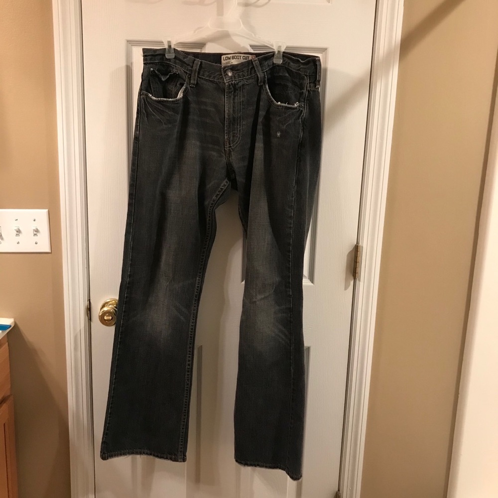 LEVIS MENS DARK WASH JEANS